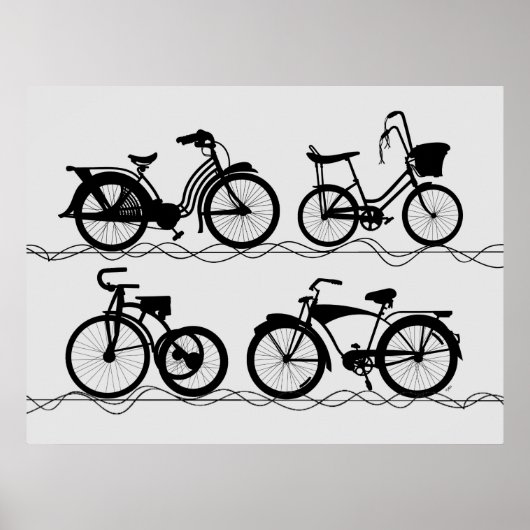 Die Fahrräder Poster (Vorne)