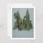 Die Fahrradfahrer in der Villa d'Este, Tivoli (w/c Postkarte (Vorne/Hinten)