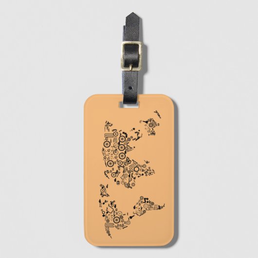 Die Fahrradwelt Gepäckanhänger (Vorderseite Vertikal)