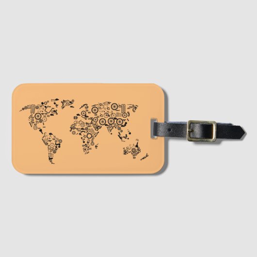 Die Fahrradwelt Gepäckanhänger (Vorderseite (Horizontal))