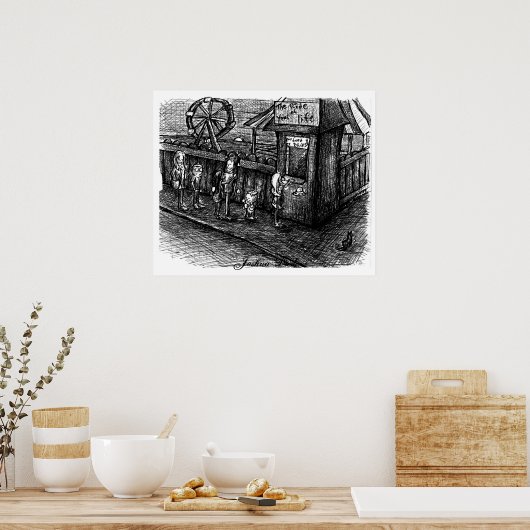 Die Fahrt Ihres Lebens Poster (Küche)