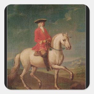 Die Fahrt Quadratischer Aufkleber