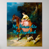 Die Fahrt von Alfred De Dreux Poster (Vorne)