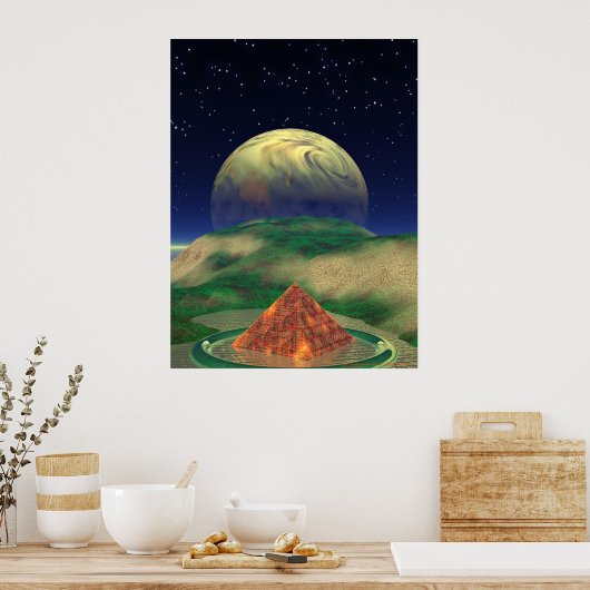 Die faire grüne Hügel Poster (Küche)