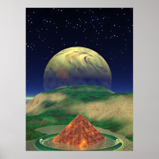 Die faire grüne Hügel Poster