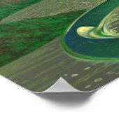 Die faire grüne Hügel Poster (Ecke)