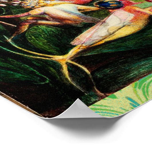 DIE FAIRIEN BELIEBTEN VORITEN-verzaubertes Holz Poster (Ecke)