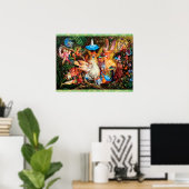 DIE FAIRIEN BELIEBTEN VORITEN-verzaubertes Holz Poster (Heimbüro)