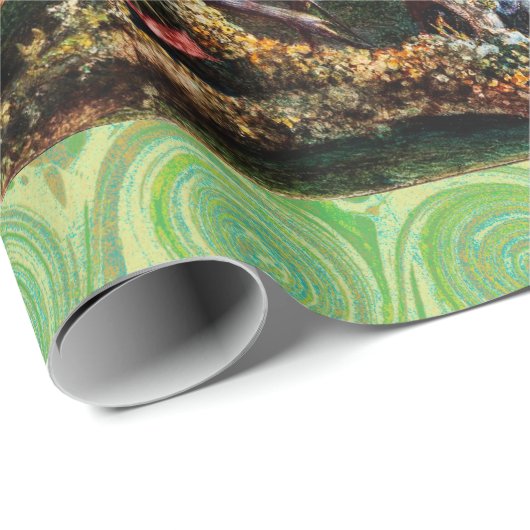 DIE FAIRIEN BELIEBTEN VORITEN-Zauberwald-Wrappin Geschenkpapier (Rolleneckpunkt)