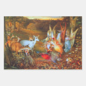 DIE FAIRIEN LIEBLINGSGEBIET , Zauberwald Fairy Geschenkpapier Set (Vorderseite 2)