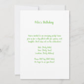 Die Fairies im Mondschein Einladung (Rückseite)