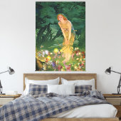 Die Fairies im Mondschein Leinwanddruck (Insitu (Schlafzimmer))