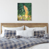 Die Fairies im Mondschein Leinwanddruck (Insitu (Schlafzimmer))