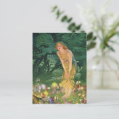 Die Fairies im Mondschein Postkarte (Stehend Vorderseite)