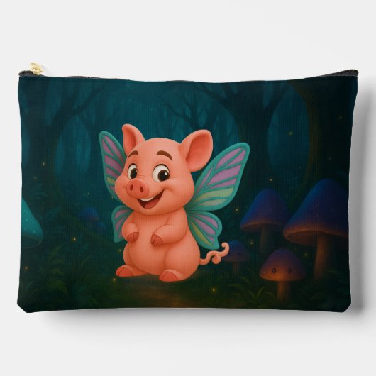 Die Fairy Critters™ Feen-Ferkel Zubehörtasche (Vorderseite)