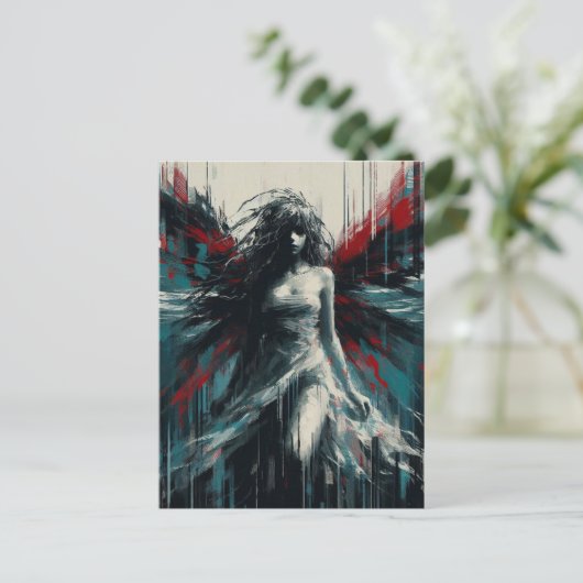 Die Fairy Glitch Postkarte (Stehend Vorderseite)