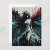 Die Fairy Glitch Postkarte (Vorne/Hinten)