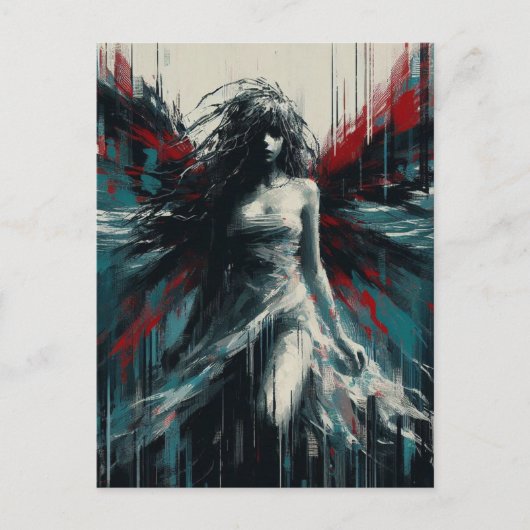 Die Fairy Glitch Postkarte (Vorderseite)