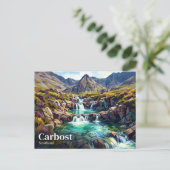 Die Fairy Pools Schottland Postkarte (Stehend Vorderseite)