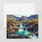 Die Fairy Pools Schottland Postkarte (Vorne/Hinten)