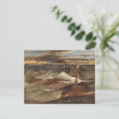Die Fairy und das Meer schwach Postkarte (Stehend Vorderseite)