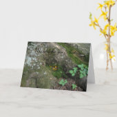 "Die Fairy war Zuhause" Karte (Gelbe Blume)