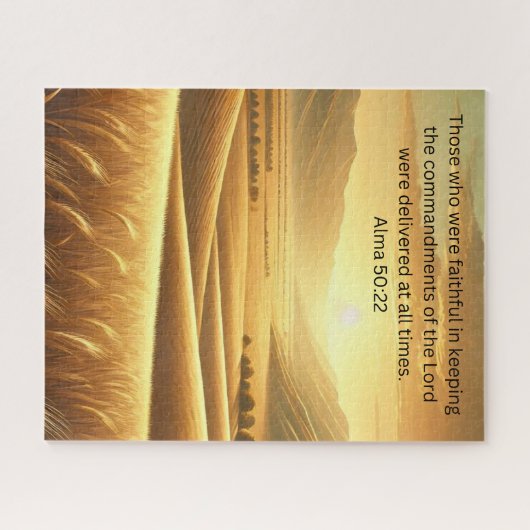 Die Faithful werden inspirierend Puzzle (Horizontal)