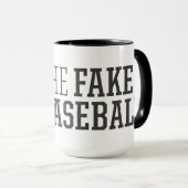 Die Fake-Baseball-Tasse Tasse (VorderseiteRechts)