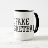 Die Fake-Basketball-Tasse Tasse (VorderseiteRechts)