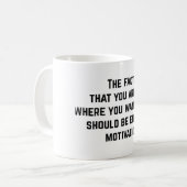 Die Fakten Kaffeetasse (Vorderseite Links)