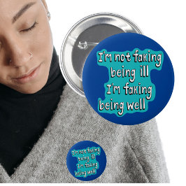 Die Fakturierung einer gut unsichtbaren Behinderun Button