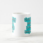 Die Fakturierung einer gut unsichtbaren Behinderun Kaffeetasse (Mittel)