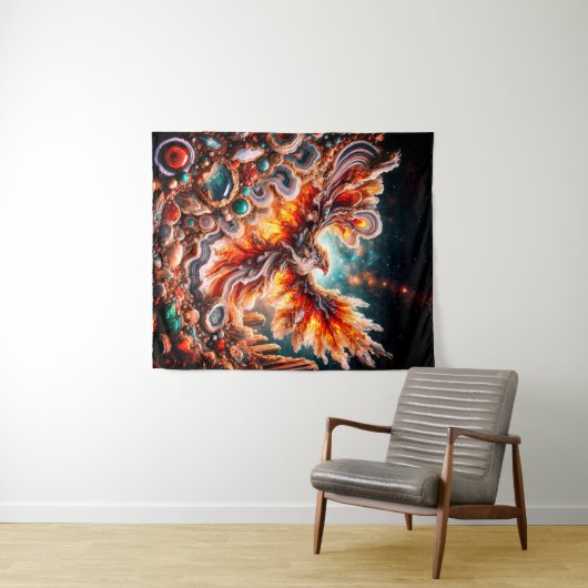 Die Falken Wandteppich (Beispiel (Horizontal))