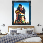 Die Falkenkönigin von Rhineion von Xzendor7 Leinwanddruck (Insitu (Schlafzimmer))