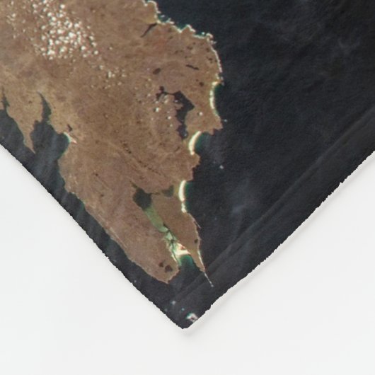 Die Falklandinseln (Insel Malvinas). Fleecedecke (Ecke)