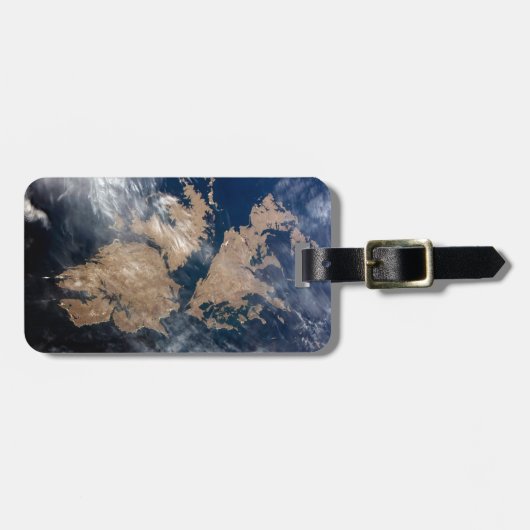 Die Falklandinseln (Insel Malvinas). Gepäckanhänger (Vorderseite horizontal)