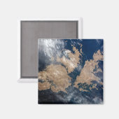 Die Falklandinseln (Insel Malvinas). Magnet (Vorderseite/Rückseite)