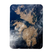 Die Falklandinseln (Insel Malvinas). Magnet (Vertikal)