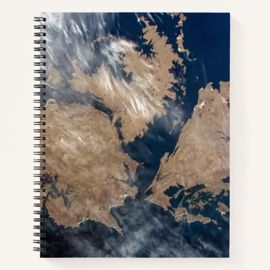 Die Falklandinseln (Insel Malvinas). Notizblock (Vorderseite)