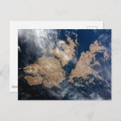 Die Falklandinseln (Insel Malvinas). Postkarte (Vorne/Hinten)