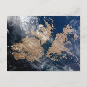Die Falklandinseln (Insel Malvinas). Postkarte