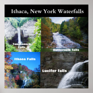 DIE FÄLLE DES ITHACA-NEW YORK-Posters Poster