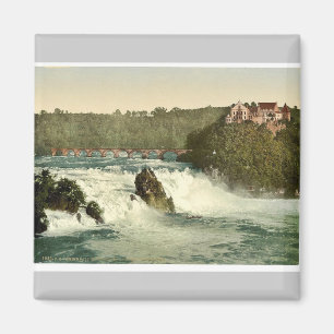 Die Fälle des Rheins, mit dem Laufen Schloss, Sc Magnet