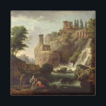 Die Fälle von Tivoli Magnet<br><div class="desc">Die Fälle von Tivoli | von Claude Joseph Vernet | Art Location: Museo de la Ville de Paris,  Musee du Petit-Palais,  Frankreich | Französische Künstler | Image Collection number: XIR222246</div>