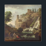 Die Fälle von Tivoli Magnet<br><div class="desc">Die Fälle von Tivoli | von Claude Joseph Vernet | Art Location: Museo de la Ville de Paris,  Musee du Petit-Palais,  Frankreich | Französische Künstler | Image Collection number: XIR222246</div>