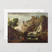 Die Fälle von Tivoli Postkarte (Vorne/Hinten)