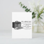 Die faltbare Montauk-Kamera Postkarte (Stehend Vorderseite)