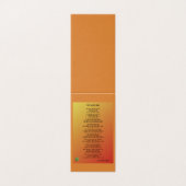 Die Faltkarte für die Salatschale (Außenseite Aufgefaltet)