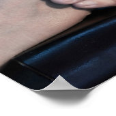 Die Familie betet zusammen.. Poster (Ecke)