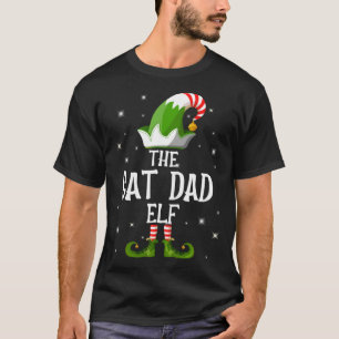 Die Familie Cat Vater Elf passt Weihnachten T-Shirt